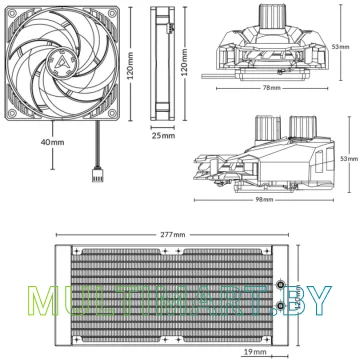 Кулер Arctic Liquid Freezer II 240 (ACFRE00046A) картинка 6